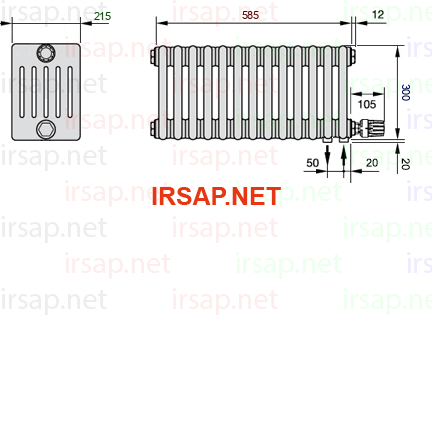 Радиатор IRSAP Tesi 60300/13 T26 CL 01